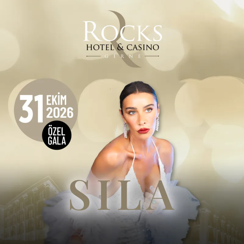 Sıla gala afişi, 31 Ekim 2026 Cumartesi, Rocks Hotel