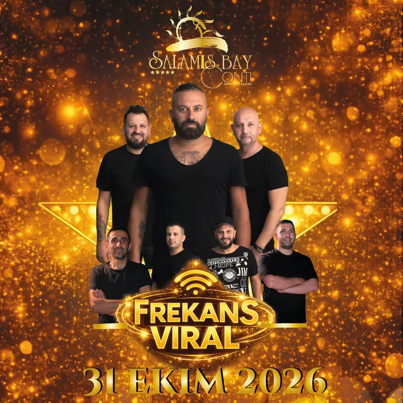 Grup Frekans gala afişi, 31 Ekim 2026 Cumartesi, Salamis Bay Conti Resort