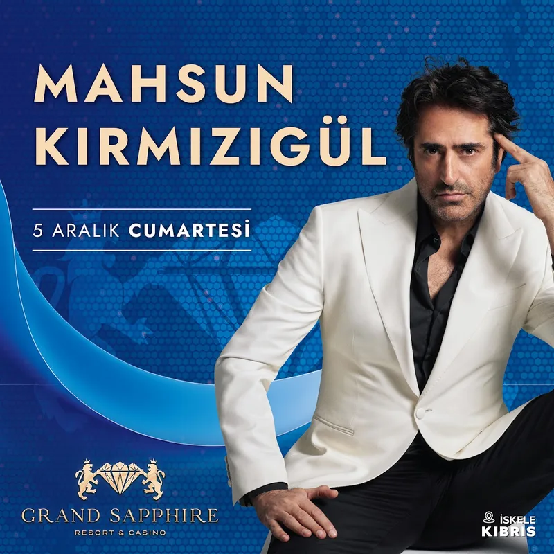 Mahsun Kırmızıgül gala afişi, 5 Aralık 2026 Cumartesi, Grand Sapphire Resort Hotel