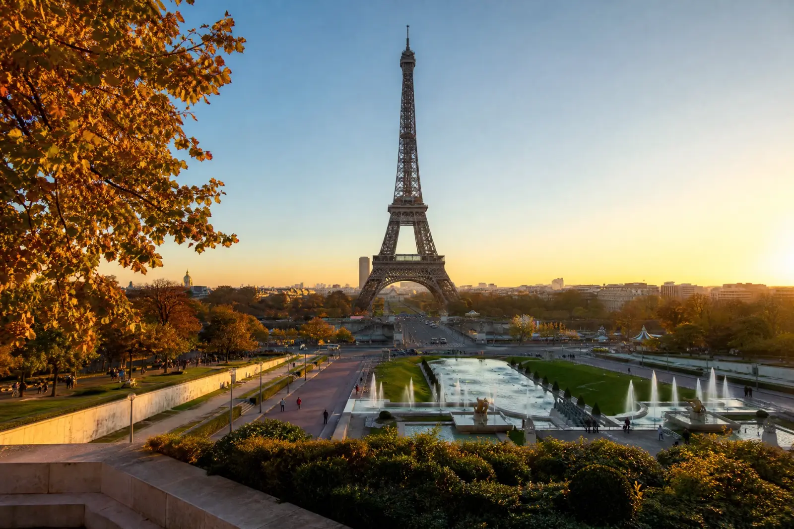 Paris manzarası